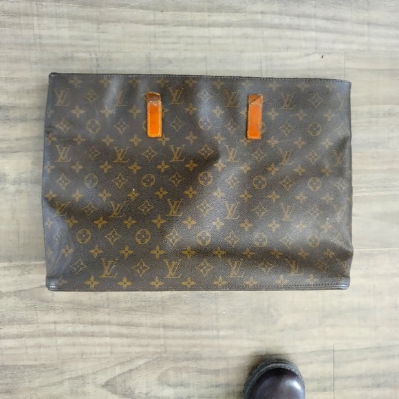 Authentic Louis Vuitton cabas mezzo tote broken strap for parts or repair - Picture 1 of 8